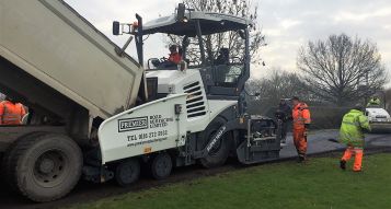 Two  VOGELE 18-03-3i Pavers are a welcome addition to an impressive fleet 