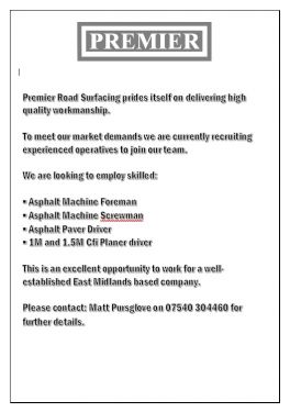 Click Here To Enlarge This Photo Of JOIN THE TEAM IN 2021